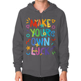 Zip Hoodie (on man) - Woods Corp. - 3