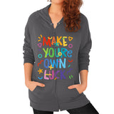 Zip Hoodie (on woman) - Woods Corp. - 3